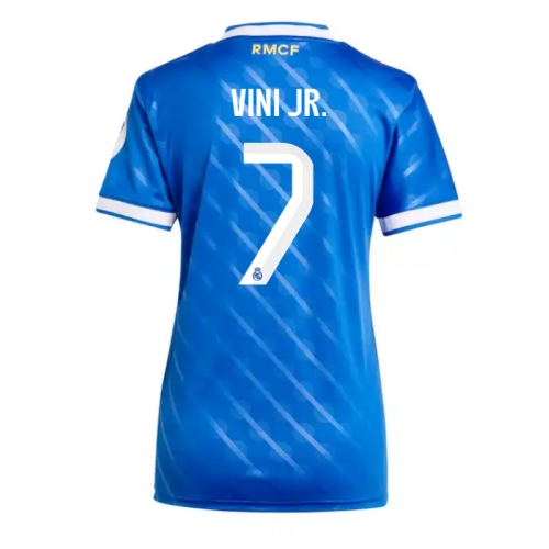 Billige Fotballdrakt Real Madrid Vinicius Junior #7 Replika Tredjedrakt Dame 2025-26 Kortermet Billige Fotballdrakt Real Madrid Vinicius Junior #7 Replika Tredjedrakt Dame 2025-26 Kortermet